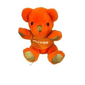 It’s All Greek To‎ Me Orange Boston Plush Bear Stuffed 7" toy